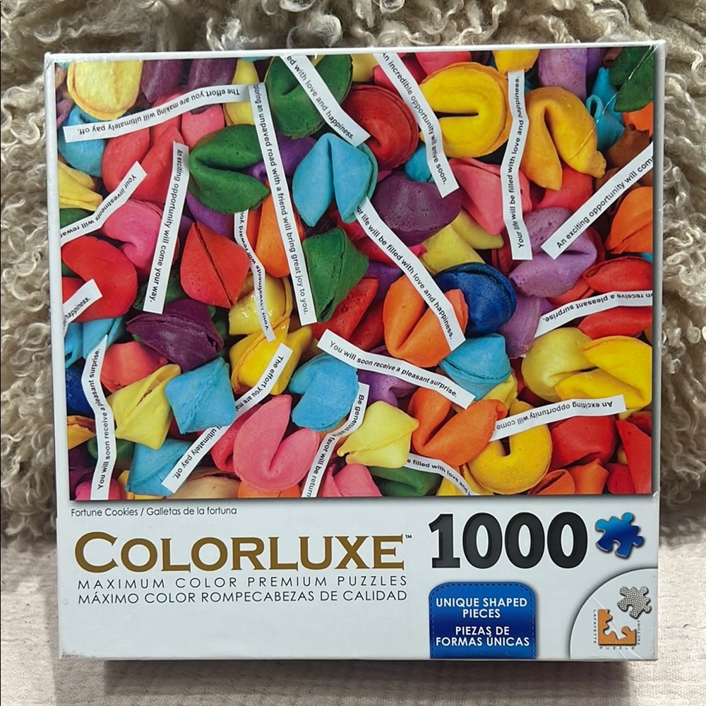 COLORLUXE 1000 Piece Jigsaw Puzzle Fortune Cookies SALE🔴3/$25!